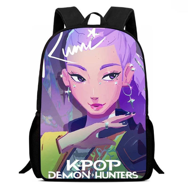 Neue Kpop Hexenjägerin Mädchengruppe Schultasche High-Definition-Druck Lässiger grenzüberschreitender leichter Rucksack
