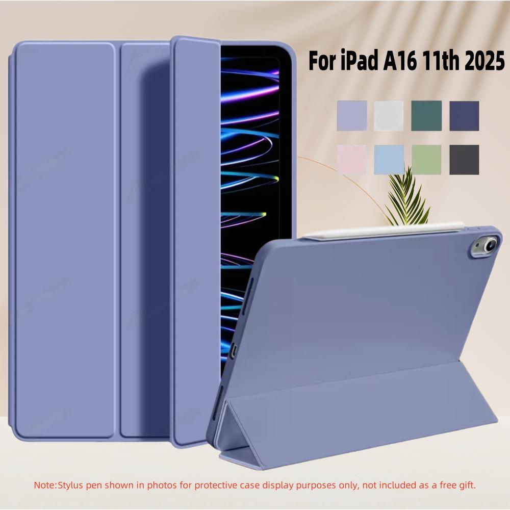 For iPad A16 Tablet Case 11inch A3355 A3356 TPU Magnetic Flip Smart Cover For iPad 10th Generation 10.9'' A2757 A2777