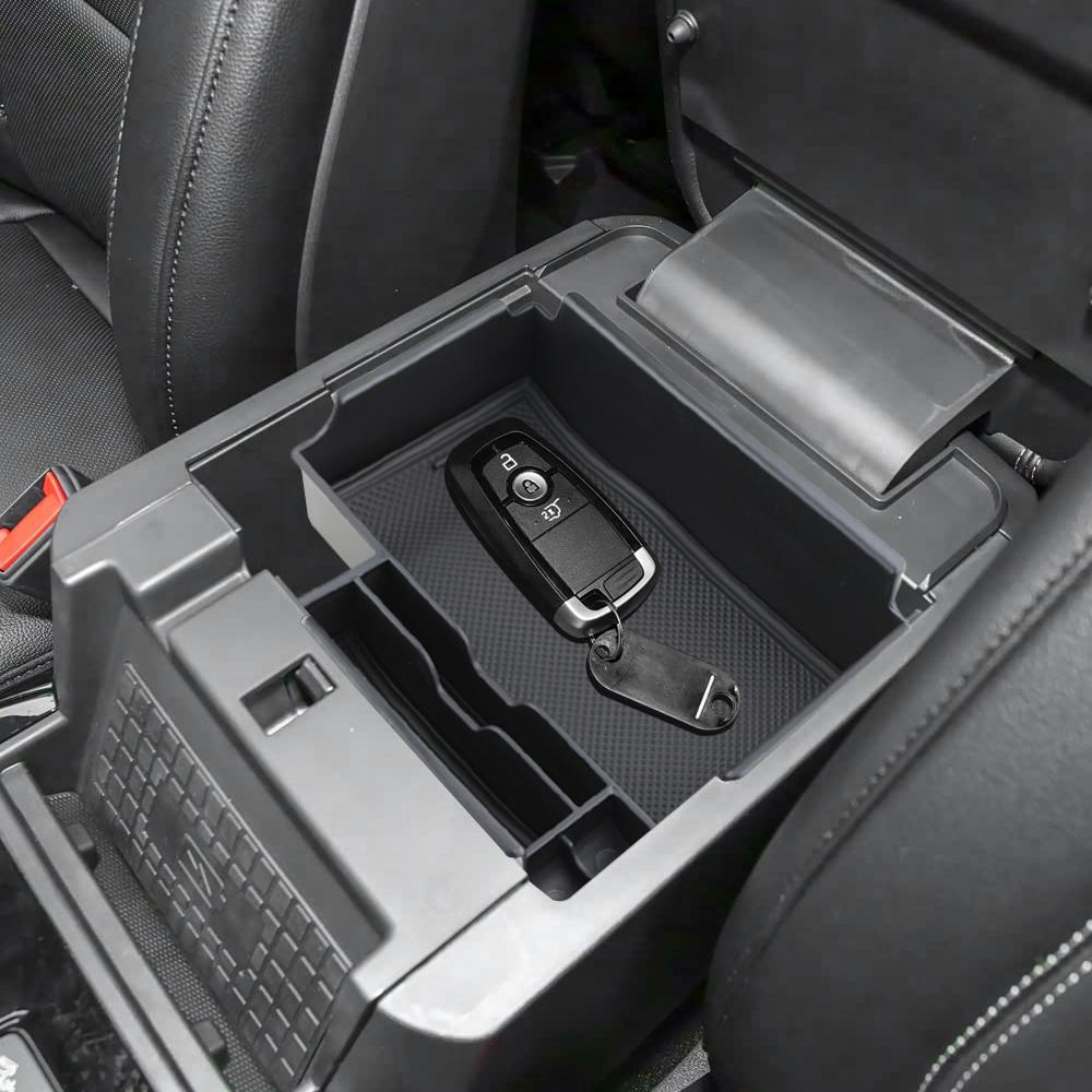 Pro Ford Explorer 2020 2025 2025 2025 LHD Box na loketní opěrku Podnos na odkládání Držák Deska středové konzole Organizér Interiérové doplňky