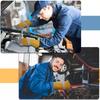 Cowhide Leather Gardening Gloves Safety Flame Retardant Welding Gloves Palm Reinforced Thorn-proof Welding