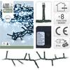 Catena luminosa - Bianco - 400 LED - Elettrica - 11 metri - Decorazione natalizia