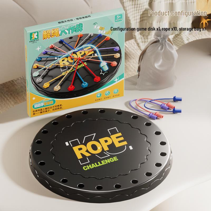 Unravel the Rope: Big Challenge Educational Table Game for Kids