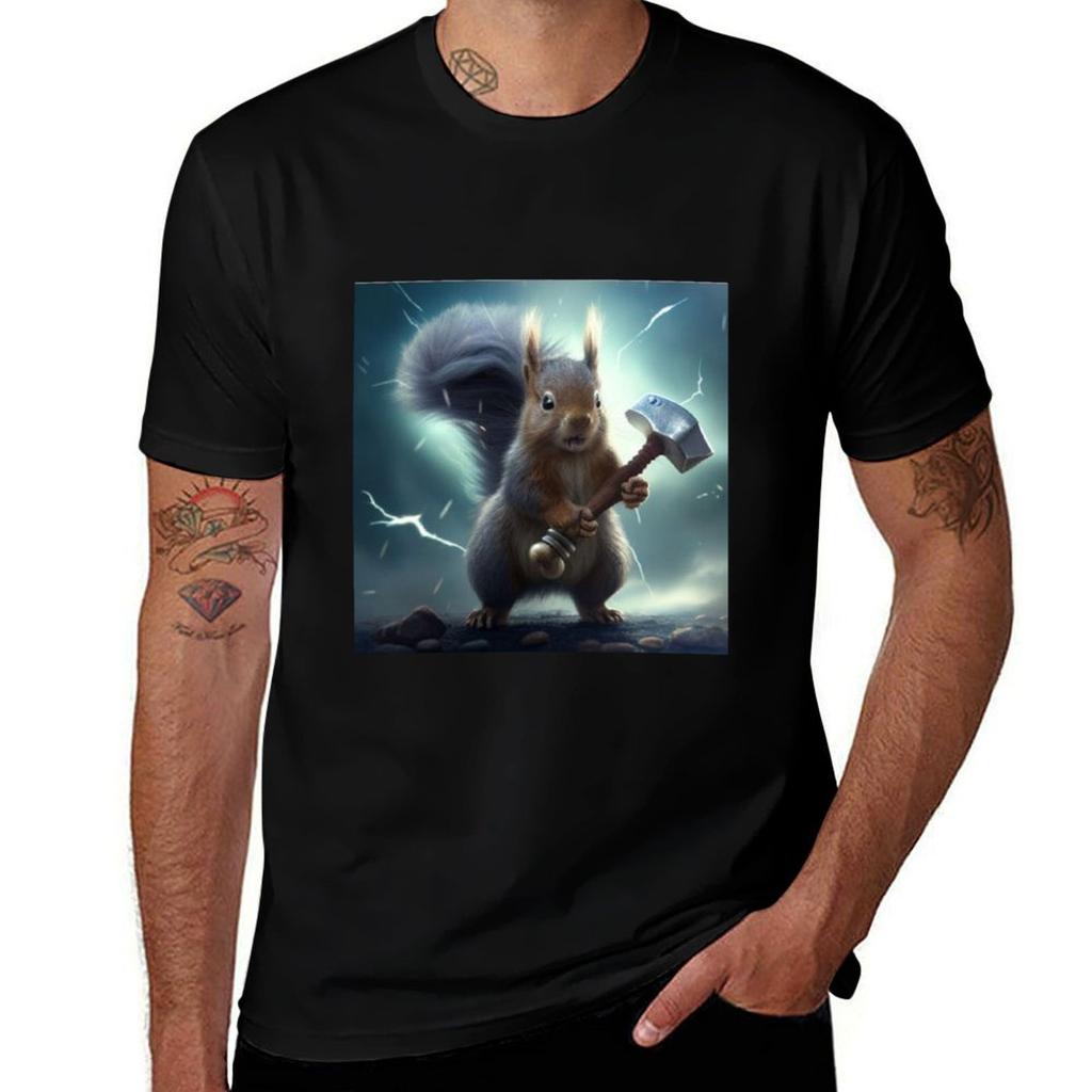 Thor Squirrel Tshirt Festival Short Sleeve Tshirt