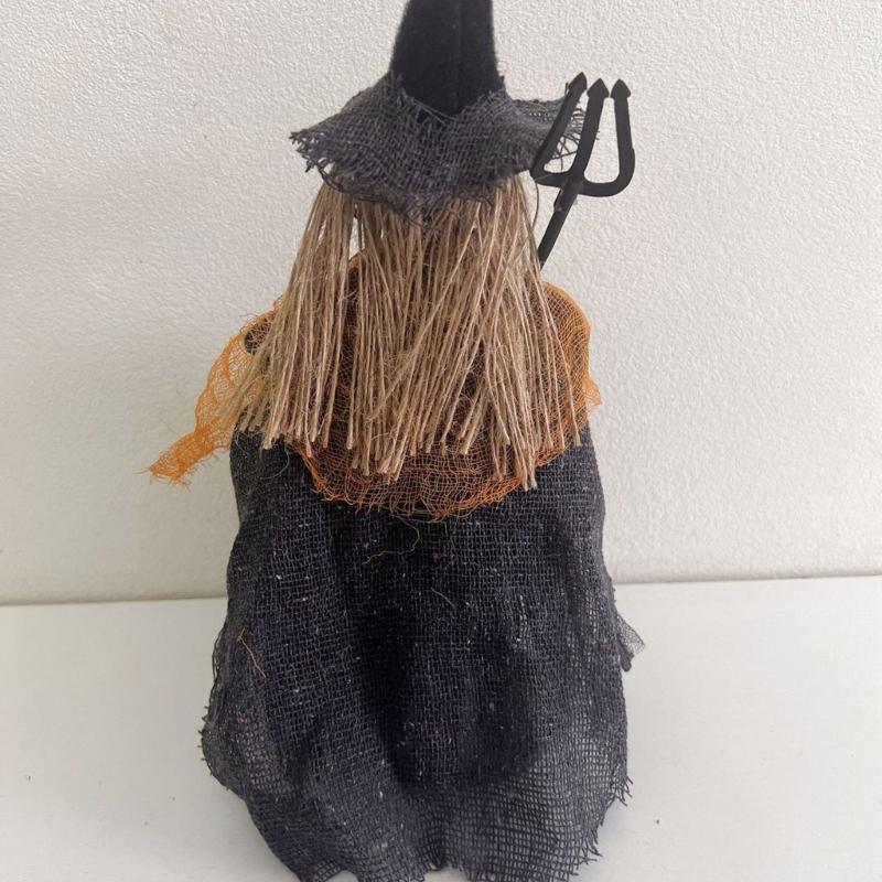 Eerie Halloween Festival Decoration Unique Halloween Tree Toppers with Specter Pumpkin Figurine for Holiday Decors