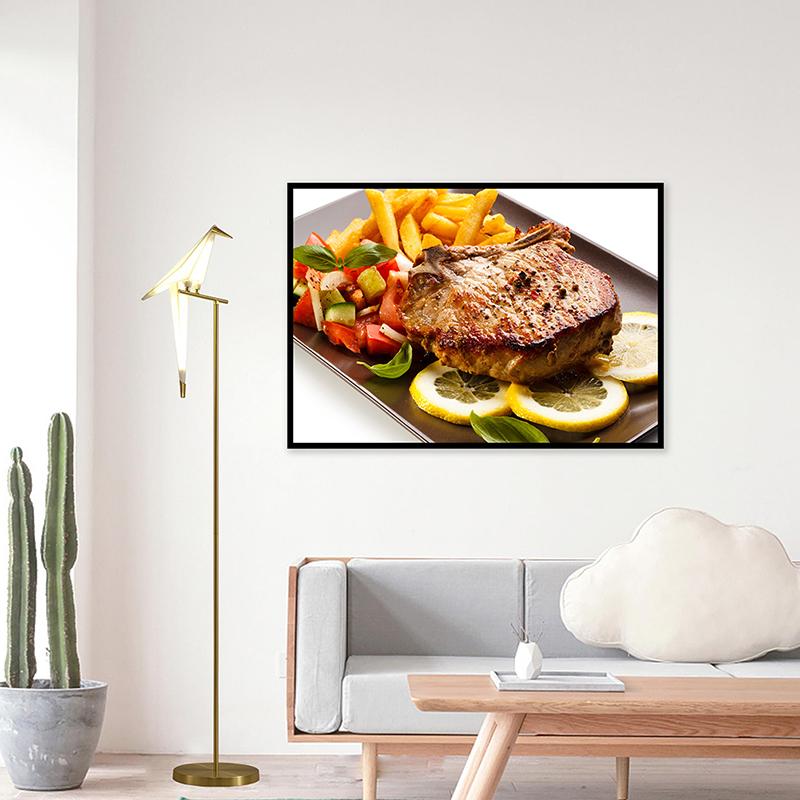Western Restaurant Theme Decorative Painting Steak Canvas Posters Wall Art Pictures Home Decor Hotel Decoration Gift