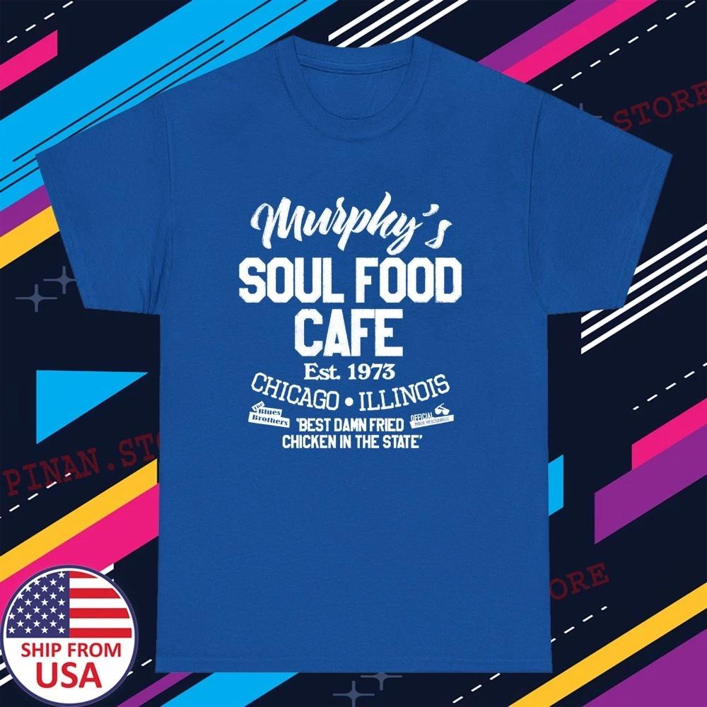 

Blue Brothers Murphy s Soul Food Café Fired Chicken Men s Blue Size S-5XL 2XL