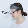 Transparent Face Cover Sun Hat For Cycling Outdoor Sports Adjustable Lens Clear Full Face Shield Visor Mask For Motorcycle Beach