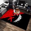 [Demon Printed Carpet] Durable Home and Office Area Rug, Kitchen Farmhouse Decorative Floor Mat