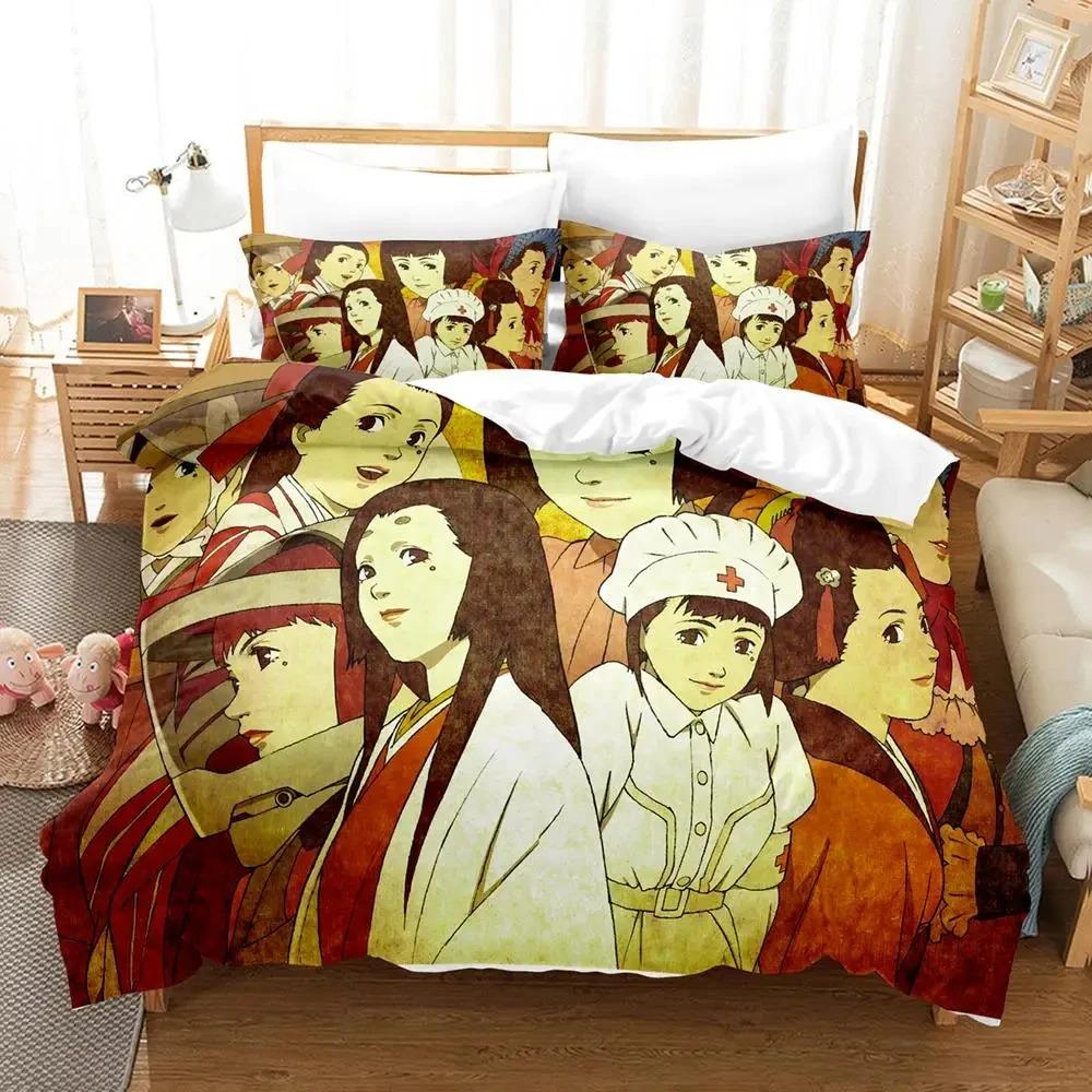 Anime Art Of Satoshi Kon Comfortable Duvet Quilt Cover Pillowcase Bedding Set Children Bedroom Decoration Home Textile