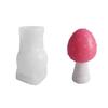 Gypsum Candle Mold Flexible Silicone Mold for Home Decoration Mushroom Shape Aromatherapys Mould Jewelry Supplies