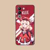 Game GI Klee Mobile Phone Case for VIVO V60 V50 V40 V30 V29 V27 V25 V23 Pro Lite 5G Colorful Printing Cover Cover Pretty Luxury