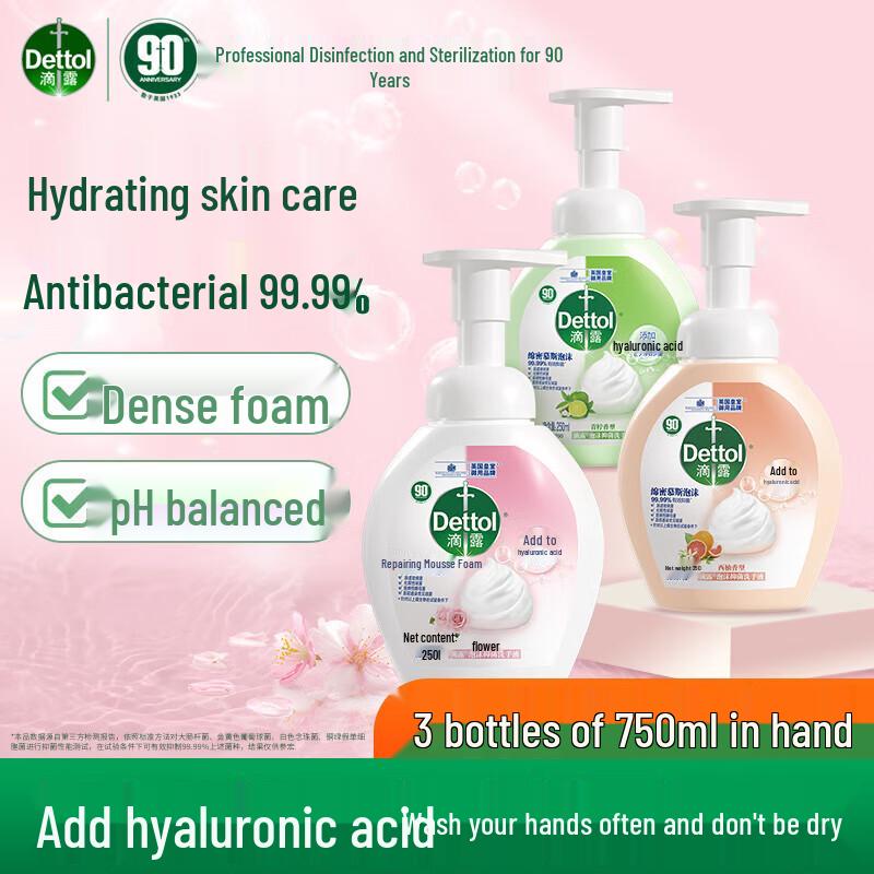 

Dettol Anti-Bacterial Foaming Hand Wash Multi-Pack