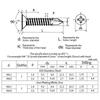 20/30pcs Cross Flat Head Self Drilling Tapping Screw Stainelss Steel Zinc Plated M3.5 M4.2 M4.8 Hardiflex Screw for Sheet Metal