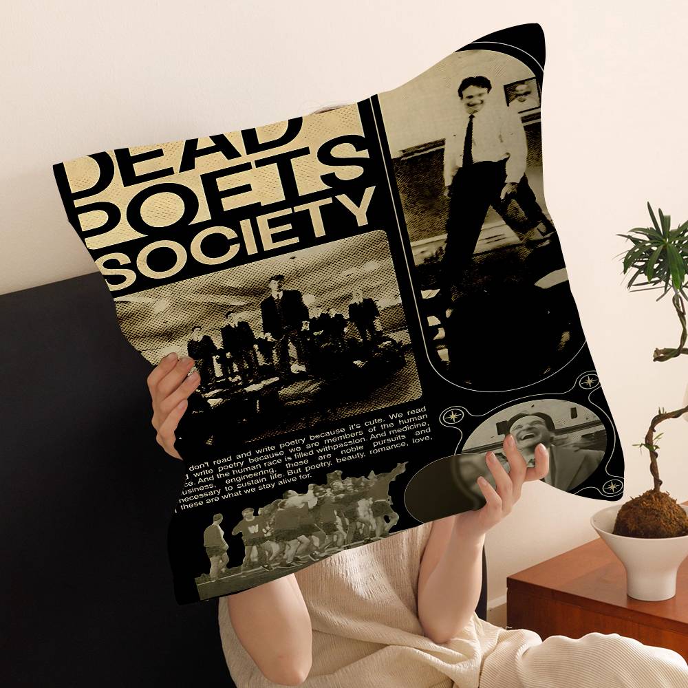 Dead Poets Society Movie Maple Design Cushion Cover Happy Autumn Harvest Decor Holiday Decorati Pillow Cover