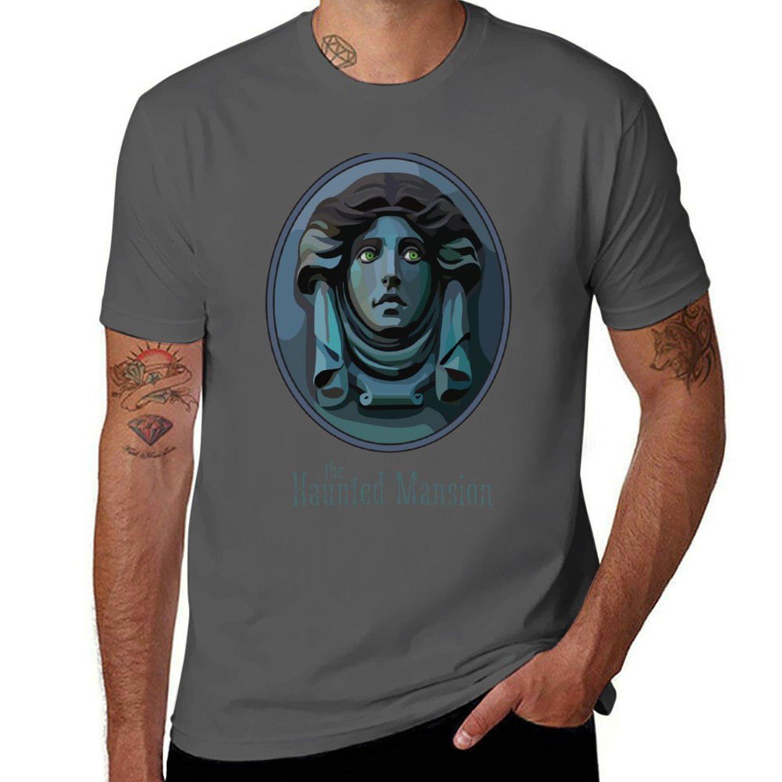 

Haunted Mansion Ride Leota Design T-Shirt man t shirts cotton cotton t shirts man 100% t shirt man cotton T-Shirt 4XL