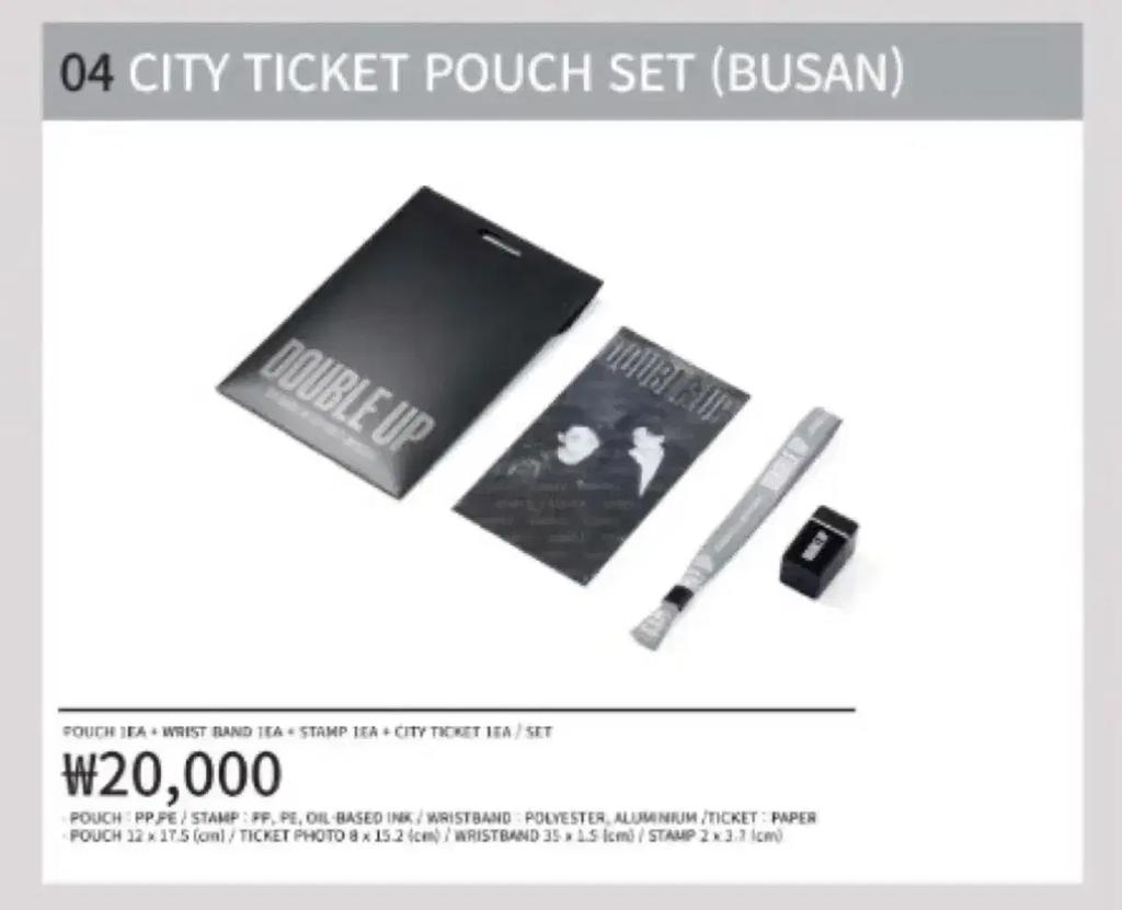 SEVENTEEN CXM Live Party Concert Busan City Ticket Pouch Used