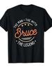 2025 Bruce Huunisex God Legend Tshirt Khmer Material Soft Breathable Round Neck Short Sleeve Top