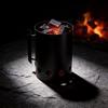 Modern Fire Starter Bucket For Charcoal Barbecue Outdoor Cooking With High Grade Powder Coated Material