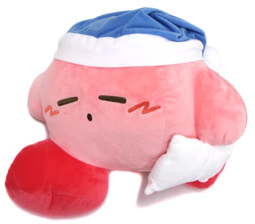 Kirby of the Stars PUPUPU FRIENDS Goodnight Everyone Big Plush Toy Kirby (Single Item)