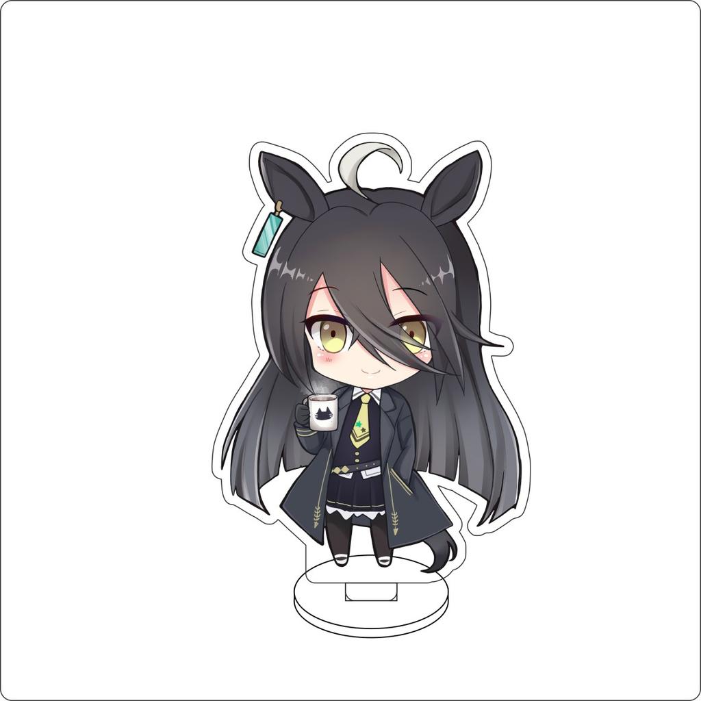 10CM Anime Pretty Derby Figure Stand Model Daiwa Scarlet/Satono Diamond Cute Desk Decor Standing Sign Gifts