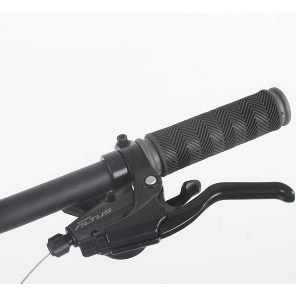 Bike Handlebar Grip Non-slip Rubber Textured Bicycle Grip For Mountain Road Bike