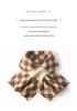 100% Cashmere Plaid Knit Neck Gaiter & Scarf - Soft & Warm
