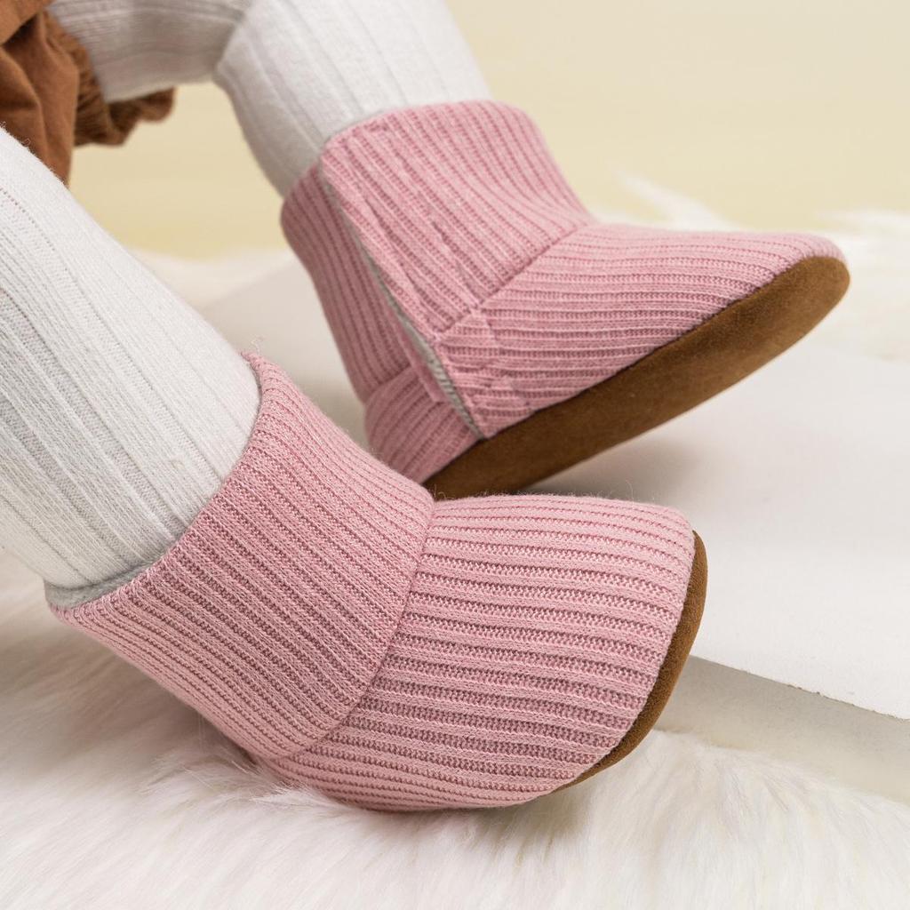 Infant Non-slip Velvet Baby Boots - Soft Sole Toddler Shoes