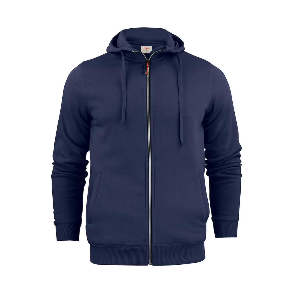 Printer Mens Plain Full Zip Hoodie