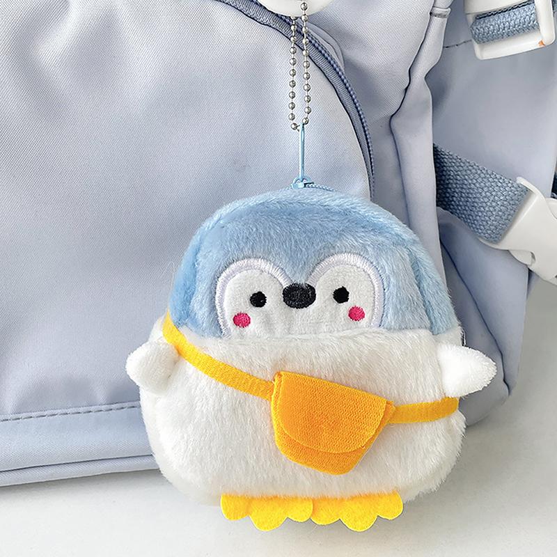 

Милый маленький пингвин кошелек для монет мягкий мини мультяшный кошелек для монет прекрасная сумка для линии передачи данных простота прочный плюшевый кошелек для монет аксессуары синий