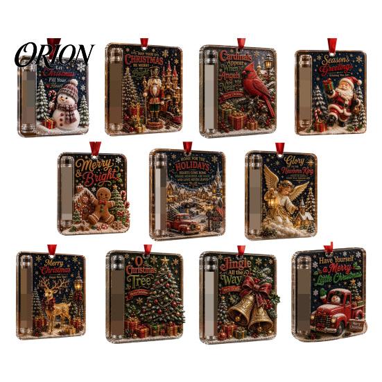 Unique Money Present for Holiday Decoration Christmas Cash Gift Ornament, Acrylic Holder Cash, Funny Decorative Party Xmas Tree Hanging Tree, Supplies