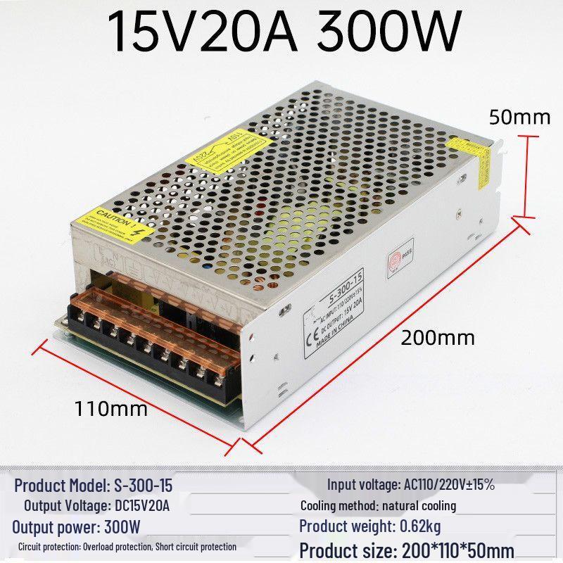 15V 20A 300W DC Switching Power Supply