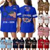 Damen Casual Mode V-Ausschnitt Sport Unabhängigkeitstag Druck Kurzarm Sport T-Shirt Top