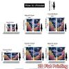 2pcs, 2D FLAT PRINTING Curtains (Without Rod) Ocean Paradise(1) Holiday curtains Prints Light Filtering Curtains Home Decor