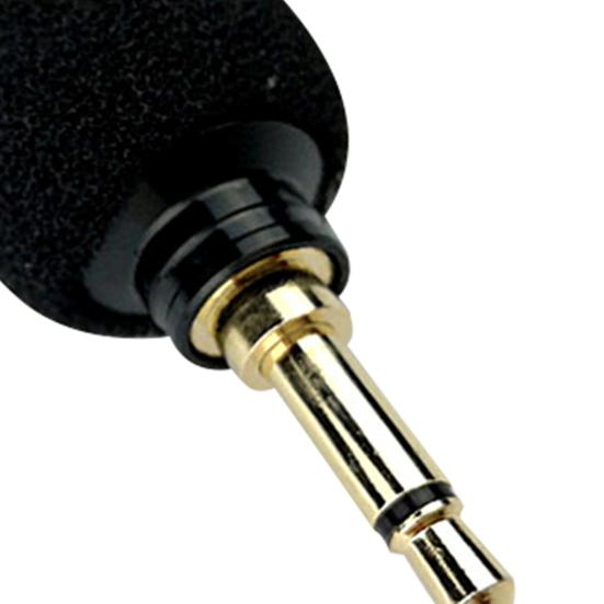 MINI01 Mini Microphone Mono Clear Sound Portable 3.5mm Replacement Stereo In-line Mic for PS4/5 Game Player