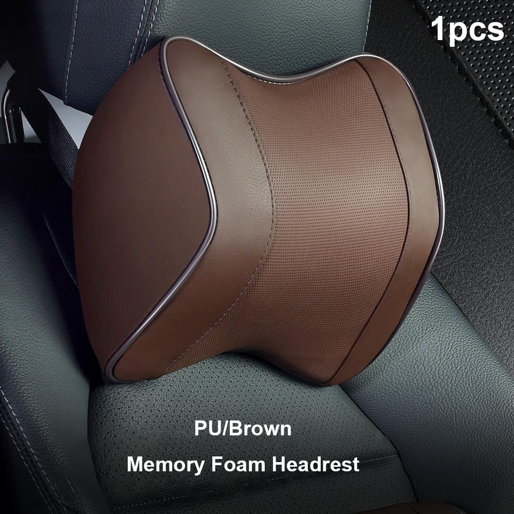 Noble Auto Rest Kopf Unterstützung Kissen Hals Kopfstütze Kissen Auto Atmungsaktive Memory Foam Langsam Rebound Guard Auto Lenden Kissen