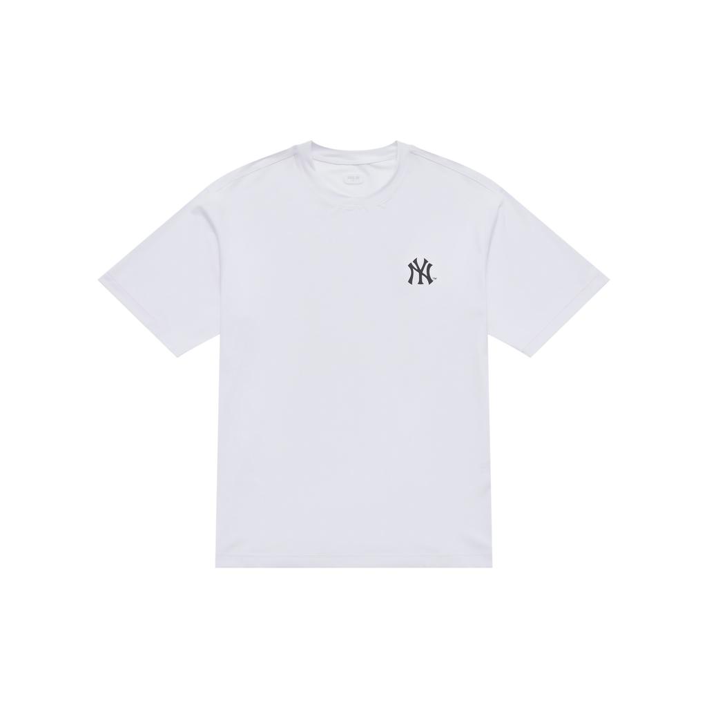 New MLB New York Yankees Basic Collection SS25 T Shirt Unisex Standard White 3ATSB0853-50WHS