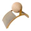 Cat Scratching Arch And Ball Interactive Cat Scratching Ball Arched Scratch Pad with Wooden Frame
