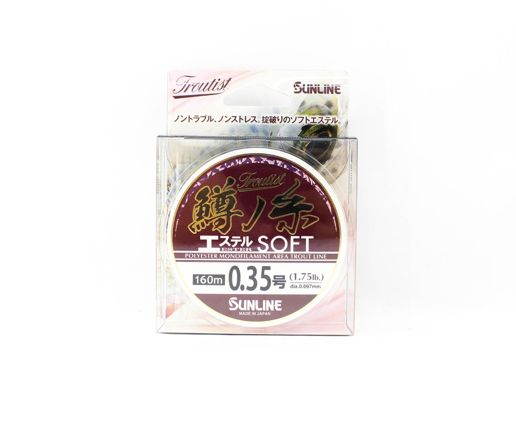 

Sunline Ester Line Troutist Masu No Ito Soft 160m #0.35 1.75lb 0.097mm (9085) чистый