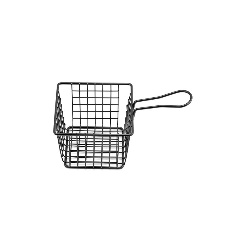 Iron-Fry Basket: French Fry & Fried Chicken Snack Holder