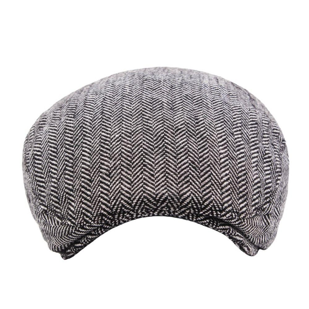 Mode Vintage Hommes Bérets Chapeaux Chauds Grande Taille Casquette Gavroche Décontractée Réglable Octogonal Casquette Hommes
