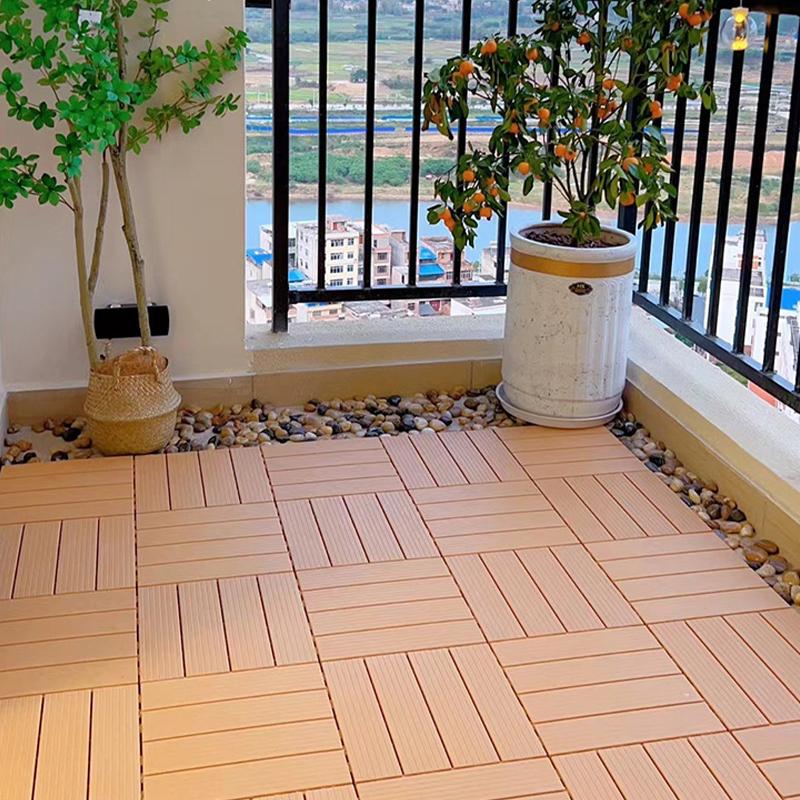 Odolné Recyklovatelné Dřevoplastové Propojitelný Terasové Dlaždice Voděodolné Vnitřní Venkovní Podlahy