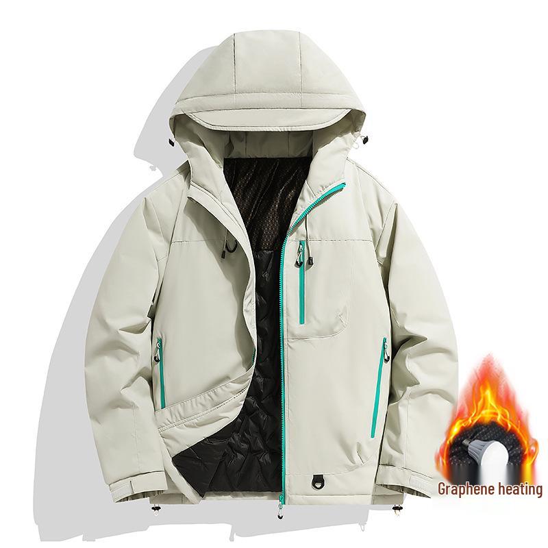 Men's 2025 Graphene Dopamine Winter Mountaineering Jacket - Thickened Warm Cotton