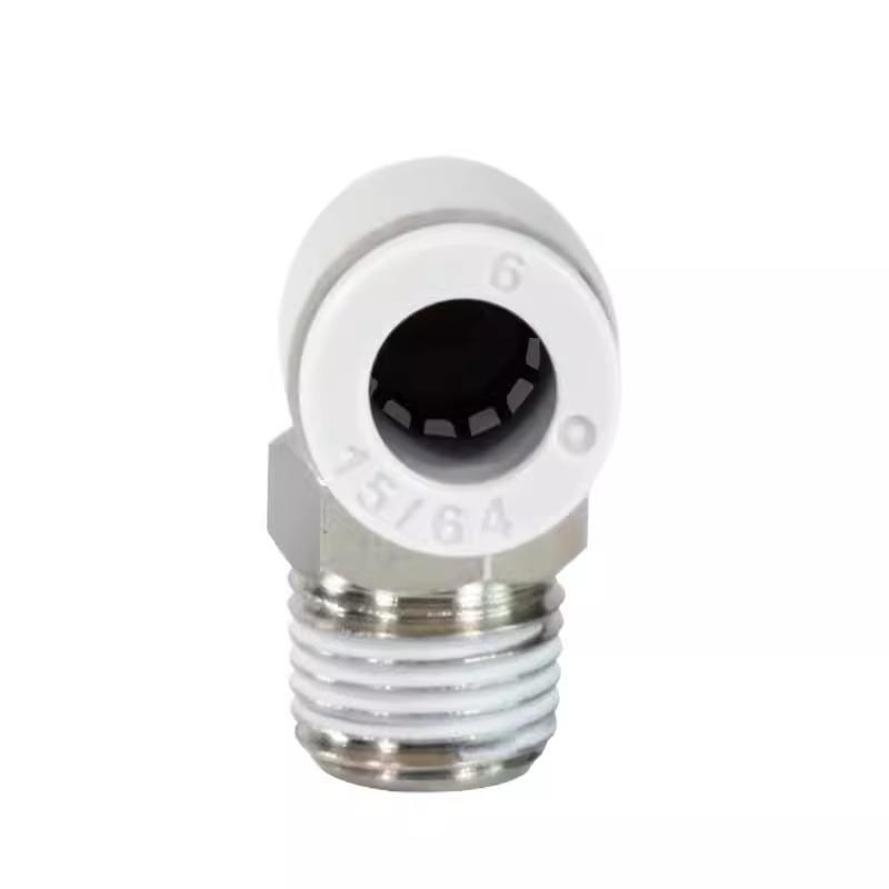 SMC Pneumatic Mini Right Angle Elbow Push-to-Connect Fitting KJL Series