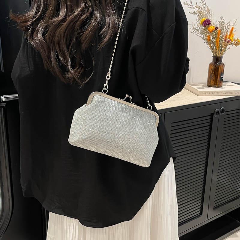 Sequined Versatile Cheongsam Bag 2025 New Pearl Handbag Mini Chain Messenger Versatile Cosmetic Bag Women