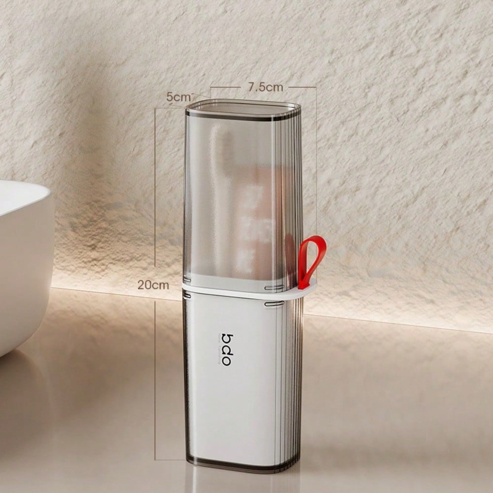 Travel Wash Set Toothbrush Toothpaste Storage Box Tooth Box Soap Box With Lid Portable Light Luxury