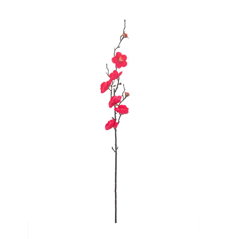 1PC Fiore Artificiale Ramo di Fiori di Pruno Fiore Real Touch per Tavolo Bouquet da Sposa Decorazione per la Casa Accessori per Ghirlande Natalizie