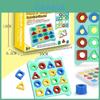 Geometric Shape Recognition Puzzle Educational Toy For Babies And Toddlers With Plastic Blocks For Early Learning