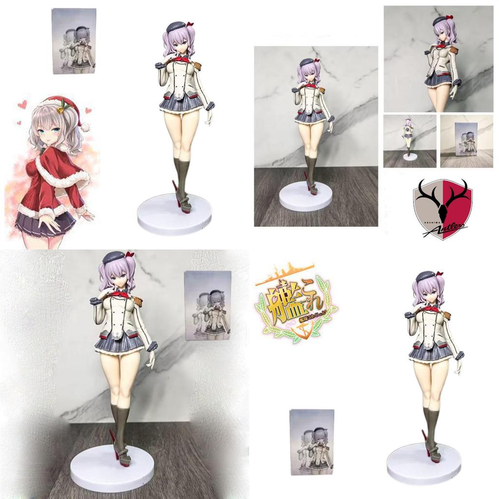 18cm Pvc Model Figure Beautiful Girl Kanmusume Kashima Standing Pose Anime Collectible Wholesale