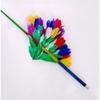 Vanishing Cane To Flower ( 21 Flowers ) Magic Tricks Metal Vanishing Cane Stage Flower Comedy Magic Prop Classic Magic Illsuion