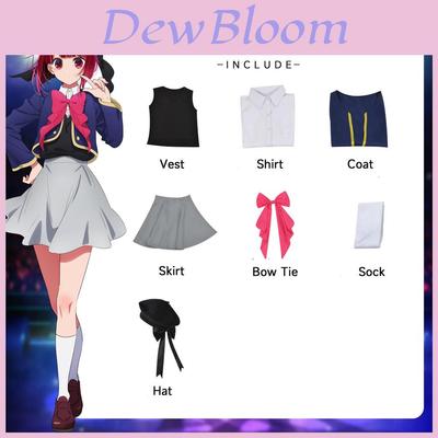 Hoogwaardig Polyester Cosplay Kostuum Voor Kinderen Star Hoshino Love Aqua Ruby En Meer